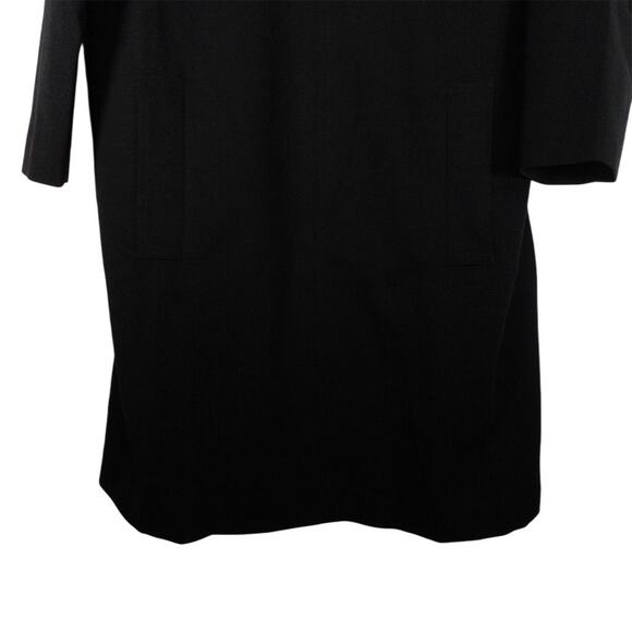 New Tuckernuck Women's Gold Tie Front Black Brigitte Mini Dress Size Large 3052 - Picture 4 of 12